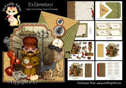 Its Elementary! Shaped Card and Envelope Kit.