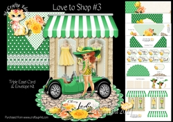Love to Shop 3 Triple Easel Card Kit