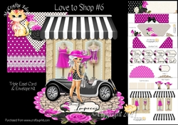 Love to Shop 6 Triple Easel Card Kit