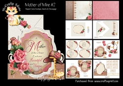 Mother of Mine #2 Shaped Card and Envelope Kit.