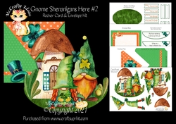 Gnome Shenanigans Here #2 Rocker Card Kit