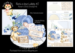 Rock-A-Bye Lullaby #2 Rocker Card Kit