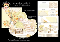 Rock-A-Bye Lullaby #3 Rocker Card Kit