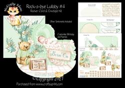 Rock-A-Bye Lullaby #4 Rocker Card Kit