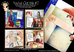 Youve Got This #2 Multi Card Front & Papers Kit