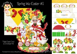 Spring into Easter #1 Triple Easel Card