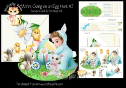 Were Going on an Egg Hunt #2 Rocker Card Mini Kit