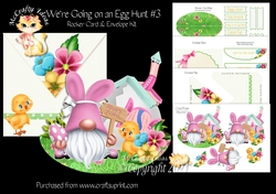 Were Going on an Egg Hunt #3 Rocker Card Mini Kit