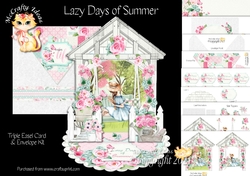 Lazy Days of Summer  Triple Easel Card Kit