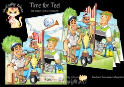 Time for Tee! - Side Stepper Card and Envelope Kit