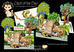 Catch of the Day - Centre Panel Stepper Card Kit