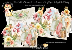 The Golden Years - It Dont mean a Thing if you Aint got that Swing - Centre Panel Stepper Card Kit
