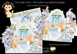 The Golden Years - We do like to be beside the Seaside - Centre Panel Stepper Card Kit