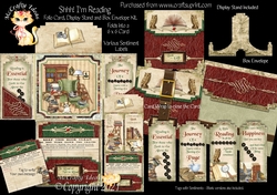 Shhh! Im Reading Folio Card Kit