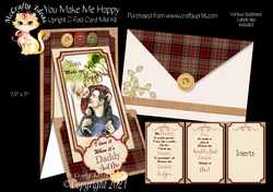 You Make Me Happy - Upright Z-fold Card Mini Kit