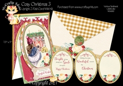 Cosy Christmas 3 - Upright Z-fold Card Mini Kit