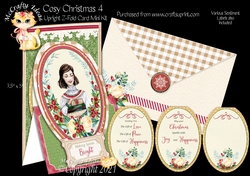 Cosy Christmas 4 - Upright Z-fold Card Mini Kit