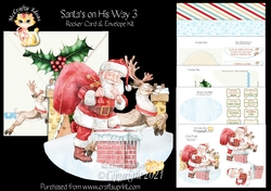 Santas on His Way 3 Rocker Card Mini Kit
