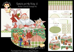 Santas on His Way 4 Rocker Card Mini Kit
