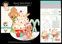 Baking Spirits Bright 3 Rocker Card Mini Kit