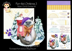 Purr-fect Christmas 3 Rocker Card Mini Kit
