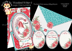 Woodland Winter 6 - Upright Z-fold Card Mini Kit