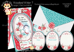 Woodland Winter 7 - Upright Z-fold Card Mini Kit