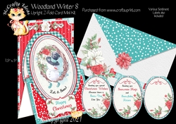 Woodland Winter 8 - Upright Z-fold Card Mini Kit