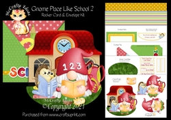 Gnome Place Like School 2 Rocker Card Mini Kit