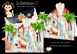 In Bethlehem 2 Centre Stepper Card