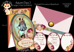 Autumn Days 3 - Upright Z-fold Card Mini Kit
