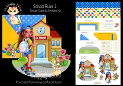 School Rules 1 Rocker Card Mini Kit