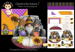 Gnome in the Autumn 2 Rocker Card Mini Kit