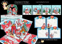 Gnomes in Winter Exploding Box Surprise Kit