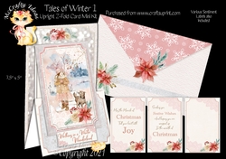 Tales of Winter 1 - Upright Z-fold Card Mini Kit