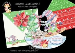 All Roads Lead Gnome 2 Rocker Card Mini Kit