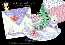 All Roads Lead Gnome 3 Rocker Card Mini Kit