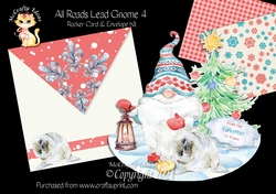 All Roads Lead Gnome 4 Rocker Card Mini Kit