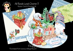 All Roads Lead Gnome 5 Rocker Card Mini Kit