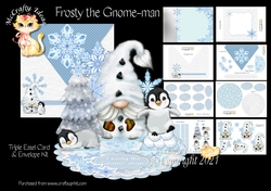 Frosty the Gnome-man Triple Easel Card Kit