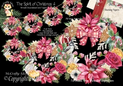 The Spirit of Christmas 4 Decorative Wreaths Kit
