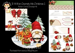 It Will be Gnomely This Christmas 1 Rocker Card Mini Kit