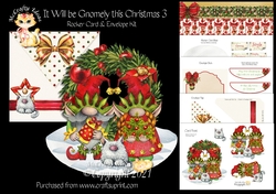 It Will be Gnomely This Christmas 3 Rocker Card Mini Kit