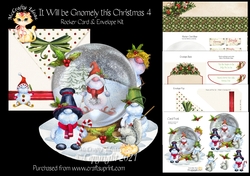 It Will be Gnomely This Christmas 4 Rocker Card Mini Kit