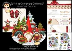 It Will be Gnomely This Christmas 5 Rocker Card Mini Kit