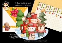 Festive Whimsies 4 Rocker Card Mini Kit