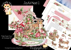 Joyful Noel 1 Triple Easel Card Kit