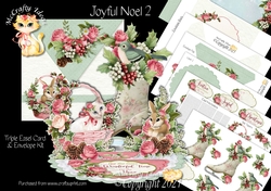 Joyful Noel 2 Triple Easel Card Kit
