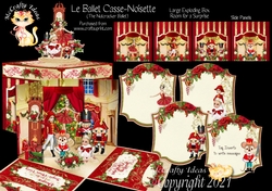 Le Ballet Casse-noisette Exploding Box Room for a Surprise Kit