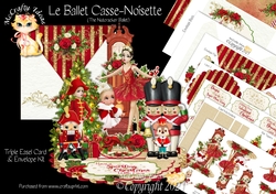 Le Ballet Casse-noisette Triple Easel Card Kit